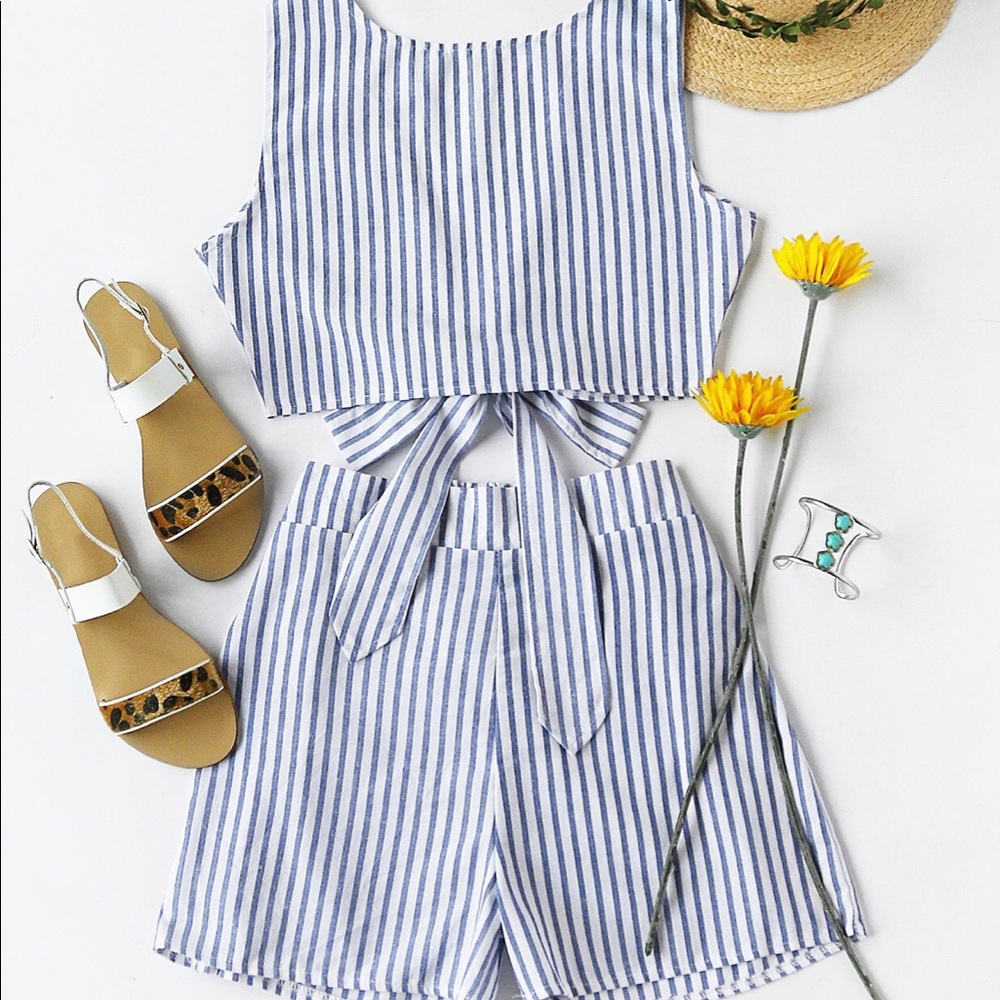 Romwe Two Piece Outfit. SOLD